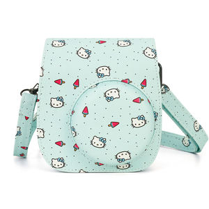 Estuche para Cámara Instantánea con Lindos Estampados de Animales, <span class=keywords><strong>Funda</strong></span> de Cuero PU para <span class=keywords><strong>Instax</strong></span> <span class=keywords><strong>Mini</strong></span> 12/<span class=keywords><strong>11</strong></span>/9/8 con Bolsillo y Correa de Hombro Ajustable - Product Image 1