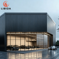 Usine de traitement d'acier préfabriquée durable, atelier de production métallique spacieux, structure en acier à haute capacité de charge