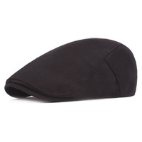 Vente directe Vintage coton casquette plate Cabbie Hat Gatsby Ivy Cap Irish Hunting Newsboy Hat