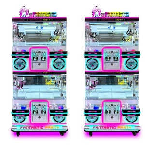 Vente directe Machine de poupée en métal à pièces peu coûteuse Langue espagnole Ticket Griffe Grue Jouet Ticket Récepteur Opération - Product Image 5