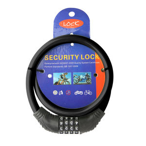 Serrure de vélo antivol <span class=keywords><strong>vtt</strong></span> vélo fil d'acier <span class=keywords><strong>cadenas</strong></span> 4 chiffres mot de passe Scooter électrique moto serrure vélo accessoires - Product Image 5