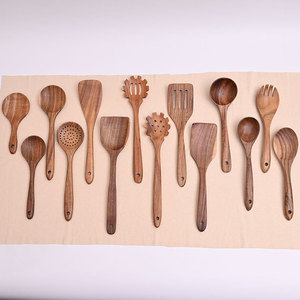 Cuillère de <span class=keywords><strong>cuisine</strong></span> en teck naturel fabriquée en Chine, <span class=keywords><strong>ustensiles</strong></span> en bois pour la <span class=keywords><strong>cuisine</strong></span> de haute qualité - Product Image 1