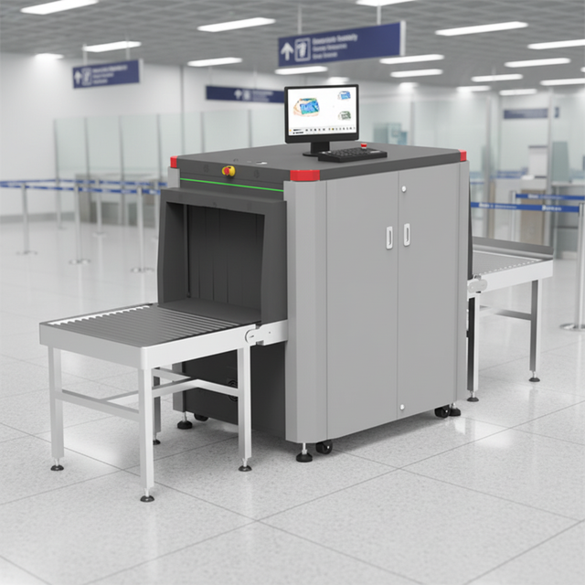Durable Airport Baggage Security X-Ray Inspection Machine with 36mm Steel Penetration for Luggage Security Check