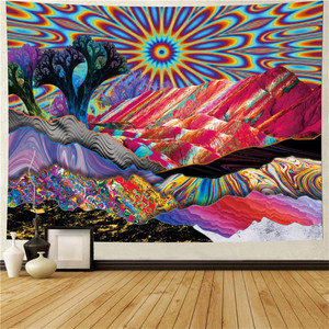<span class=keywords><strong>Tapiz</strong></span> colgante <span class=keywords><strong>de</strong></span> <span class=keywords><strong>pared</strong></span> Trippy con paisaje psicodélico <span class=keywords><strong>para</strong></span> el hogar personalizado, <span class=keywords><strong>tapiz</strong></span> <span class=keywords><strong>de</strong></span> <span class=keywords><strong>pared</strong></span> impreso con fondo <span class=keywords><strong>de</strong></span> impresión Digital alta - Product Image 2