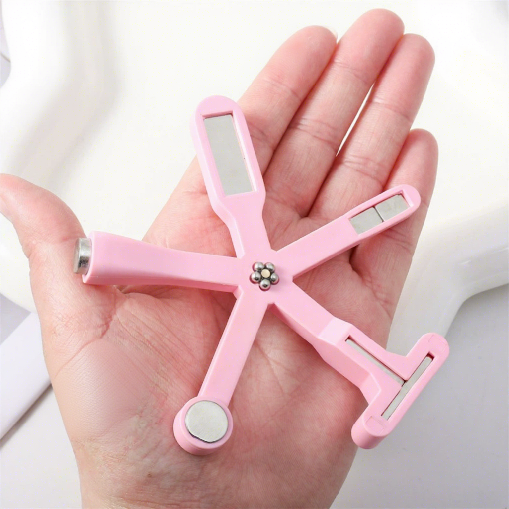 Aimant étoile à cinq branches rose 02 #