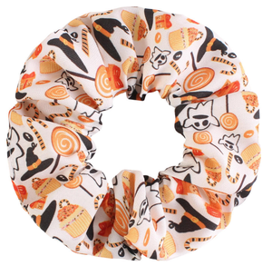 Chouchou pour cheveux d'Halloween personnalisé, motifs citrouille effrayante, fantômes, chauve-souris, araignée, squelette, accessoire de coiffure, cadeau d'Halloween - Product Image 2