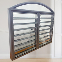 Store banne moderne réglable en aluminium et verre trempé, étanche, insonorisé, facile à nettoyer, pour salle de bain et hôtel