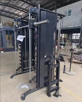 Appareil de musculation professionnel à double poulie réglable avec barre de traction multi-prise pour entraînement fonctionnel et crossover de câbles