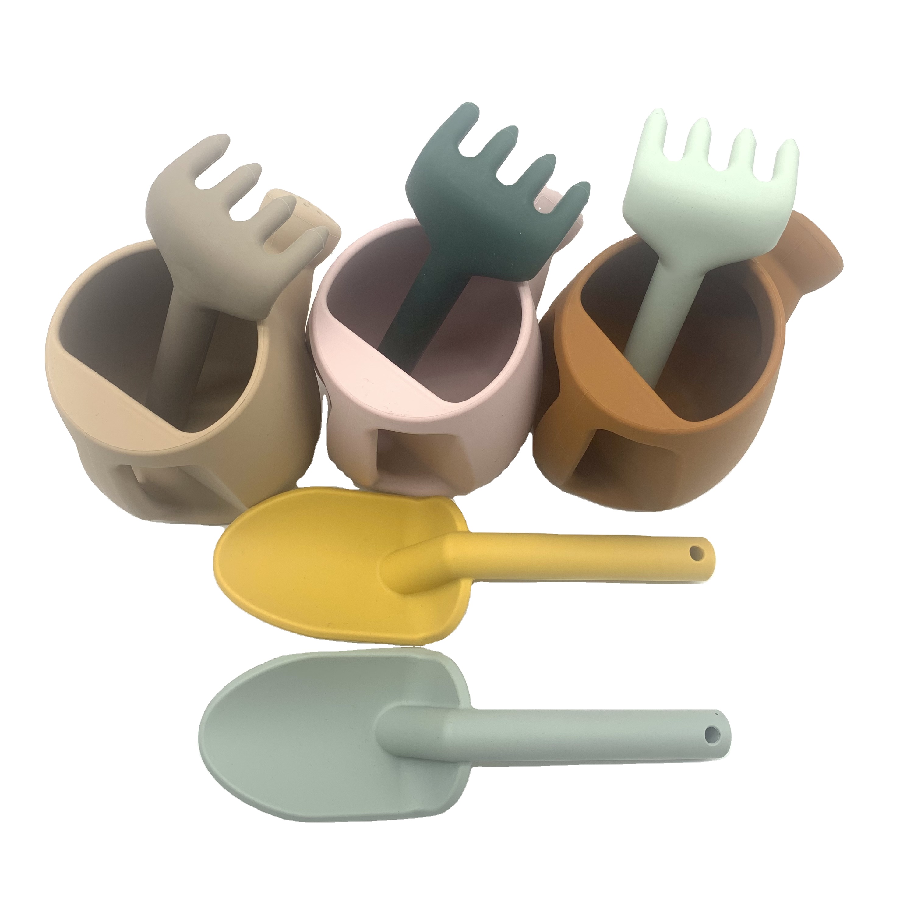 2021 новый пляж, садоводство, детский силиконовый спрей, бак, песок, лопата, набор игрушек