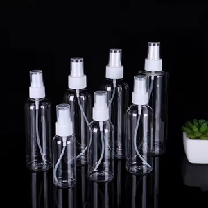 Bouteille pulvérisateur vide en PET transparent de haute qualité pour l'eau et les soins de la peau, pulvérisateur à fine brume - Product Image 3