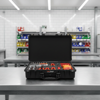 Kit d'outils de réparation pour véhicules électriques isolés VDE 1000V, ensemble d'outils d'entretien hybride pour électriciens dans un étui blister