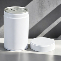Fabricant chinois de boîtes en fer blanc hermétiques, boîtes métalliques vides pour matcha, café, thé en poudre, emballage personnalisé avec logo, conteneur alimentaire