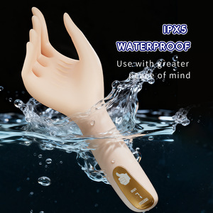 เครื่องช่วยสำเร็จความใคร่ชาย BANSEY รุ่น Realistic 5 Finger Flesh Silicone Penis Stroker Wand 9 ระดับความถี่ มอเตอร์คู่ ของเล่นผู้ใหญ่ - Product Image 3