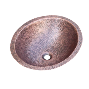 Thiết kế truyền thống phong cách Ma-rốc thủ công rèn Đồng phòng tắm bồn rửa bát hình bầu dục thả trong lưu vực núi tàu lưu vực - Product Image 2