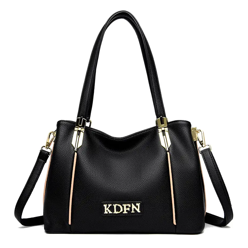 Mode Damen große Kapazität Schultertaschen 2024 neue Damen Designer Vintage-Handtaschen hochwertige weiche Leder-Crossbody-Taschen