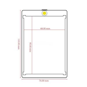 Estuche Magnético Vacío para Tarjetas Coleccionables de 35pt con Cierre de Clip para Tarjetas Pokémon y Deportivas - Product Image 2