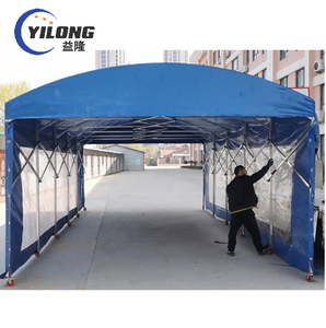 Đứng Tự Di Chuyển PVC Bạt Mái Kim Loại Khung Không Thấm Nước Xe Bãi Đậu Xe Lều Bãi Đậu Xe Di Động Xe Nhà Để Xe - Product Image 6