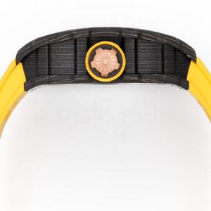 Orologio Meccanico di Lusso 12-01 in Fibra di Carbonio con Movimento Tourbillon a Carica Manuale, Alta Qualità, Vetro Zaffiro, Scheletro Cavo, Orologio da Uomo - Product Image 5