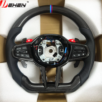 Volant de course sport pour Toyota Supra GR A90 MKV MK5 MK4 2020-2025, en cuir perforé et fibre de carbone