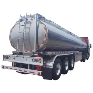 Remolques de camión cisterna diésel de 3 ejes 30000l- 60000l semirremolque de tanque de combustible a la venta