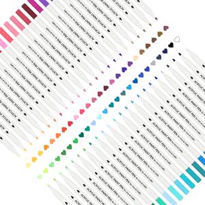 Tùy Chỉnh 48 Màu Sắc Tốt Tip Nước Dựa Acrylic Đánh Dấu Bút Vĩnh Viễn Nghệ Thuật Đánh Dấu Acrylic Sơn Đánh Dấu - Product Image 1