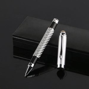 Luxury Heavy Carbon Fiber 0.5mm Biro Roller Ball <b>Pen</b> Stylus High Quality with Gift <b>Box</b> for Gifts or Promotions - Product Image 4