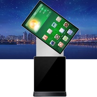 Display LCD LED da 43 e 55 Pollici Autoportante per Interni con Android e WIFI, Funzione di Rotazione Schermo per Pubblicità in Ascensore