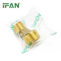 IFANPlus personnalisé en gros 1/2 ''-2" filetage de raccord en laiton raccords en laiton plomberie tous les Types raccords de tuyauterie en laiton