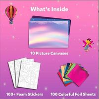 DIY EVA Magic Transfert Feuille Autocollant Artisanal 3D Animal Aluminium Feuille Papier Artisanat Feuille Art Pour Enfants Jouet Éducatif
