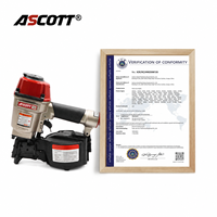 ASCOTT Aluminium-Coilnagler für Paletten, Kisten, Verkleidungen, Zäune, Rahmen und Bauarbeiten