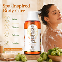 Gel douche SILU aux fleurs de houblon naturel, hydratant en profondeur et rafraîchissant, pour le soin quotidien de la peau