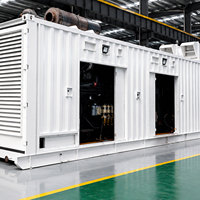 Générateur diesel conteneurisé Cummins 1500 kW, installation rapide, livraison facile, largement utilisé dans les centres de données, les mines, les hôpitaux, la construction