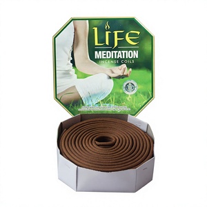 Encens en spirale de cyprès parfumé doux et premium Aroma, parfum longue durée pour la maison, la méditation et la relaxation, 24 - Product Image 1