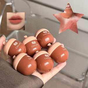 Petit brillant à lèvres en forme de pomme de pin, fini mat, velours mat, ne s'estompe pas facilement, abordable, pour étudiants, fête, <span class=keywords><strong>rouge</strong></span> à lèvres, <span class=keywords><strong>rouge</strong></span> à lèvres féminin - Product Image 4
