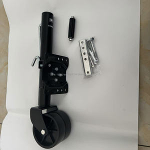 Fabricante profesional chino Jockeywheel Doual 6in 2000 lbs Dual 6 pulgadas <span class=keywords><strong>Jockey</strong></span> Wheel para coche RV Camper Motorhome spray negro - Product Image 4