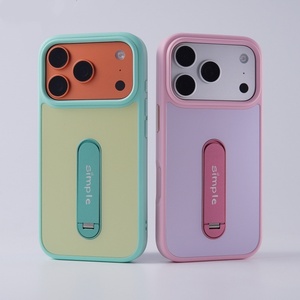 Coques de téléphone magnétiques mates en gros pour iPhone 17 15 16 Pro Max avec protection à 360° °   Coque antichoc pour manette de jeu avec boutons tactiles IA - Product Image 4