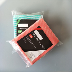 Lingettes de nettoyage domestiques Lingettes de nettoyage en <span class=keywords><strong>rouleau</strong></span> de <span class=keywords><strong>tissu</strong></span> non tissé réutilisables Lingettes de cuisine jetables - Product Image 3