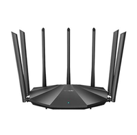 Routeur WiFi Gigabit double bande Tenda AC23 AC2100, 7 antennes 6dBi, DC12V 1.5A, 4x4 MU-MIMO, firmware anglais global, routeur sans fil