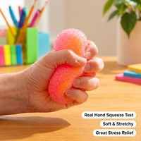 WholesalNice Kubus Pereda Stres Mainan Sensorik Fidget Karet Lembut Bentuk Es Batu Logo Kustom Tersedia Mainan Remas Langsung dari Pabrik