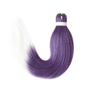 Pre-estirado pelo trenzado Perm Yaki trenzas Jumbo extensiones de cabello sintético fácil de la <span class=keywords><strong>trenza</strong></span> del pelo - Product Image 6