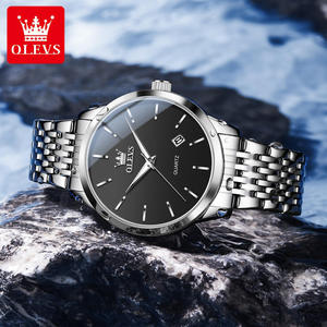 2907 Luxury Design Brands Oem Custom Fashion Popular Stainless Steel Classic <b>Water</b> <b>Proof</b> Business Quartz <b>Watch</b> for Man - Product Image 3