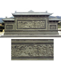 Sakyamuni Nirvana — pierre en granit naturelle, Design d'extérieur pour jardin chinois, Relief de bouddha, Sculptures de décoration murales, Sculptures de grande taille