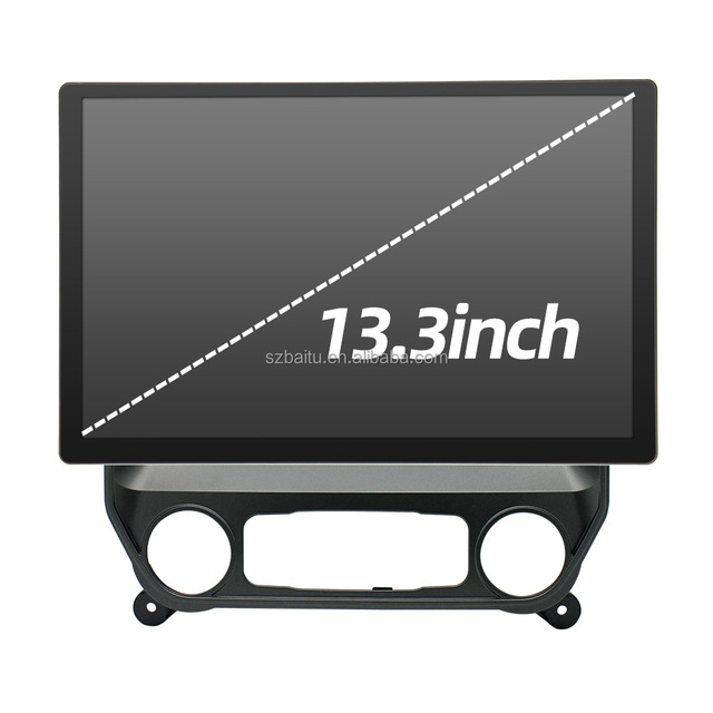 13.3 Inch Lcd Panel with Android Car Radio for Chevrolet Silverado GMC Sierra 2014-2019 Auto Stereo Touch Screen GPS Navigation