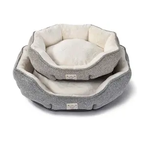 Petstar Groothandel Aangepaste Goede Kwaliteit Huisdier Bedden Pluche Zachte Hond Bed