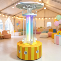 Machine à souffler des balles océaniques commerciales avec lumière LED, équipement interactif pour aire de jeux intérieure, idéal pour centre commercial, parc d'attractions, jeu pour enfants