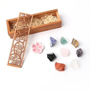 7 Chakra Stones Set -Natural Rough Raw Stone Reiki Healing Crystals for Healing, Meditation,