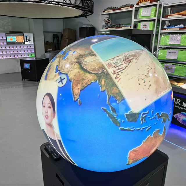 Custom Diameter Fulldome Projection Ball Screen HD Inner Projection Globe Display for School Geography Teaching Planetarium Hall