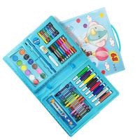 Crayon en cire torsadé fantaisie en plastique pour enfants, non toxique, ensemble de crayons soyeux, sac personnalisé en PVC pour l'art