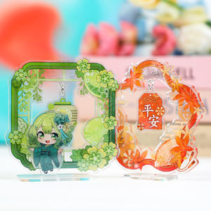 حامل أكريليك مخصص من Vograce بتصميم كرتوني شفاف مع طباعة، حامل أكريليك معلق بتصميم إكليل - Product Image 1