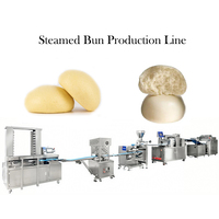 Ligne de production automatique multifonctionnelle de pains vapeur, équipement de fabrication de pains vapeur chinois, machines de boulangerie